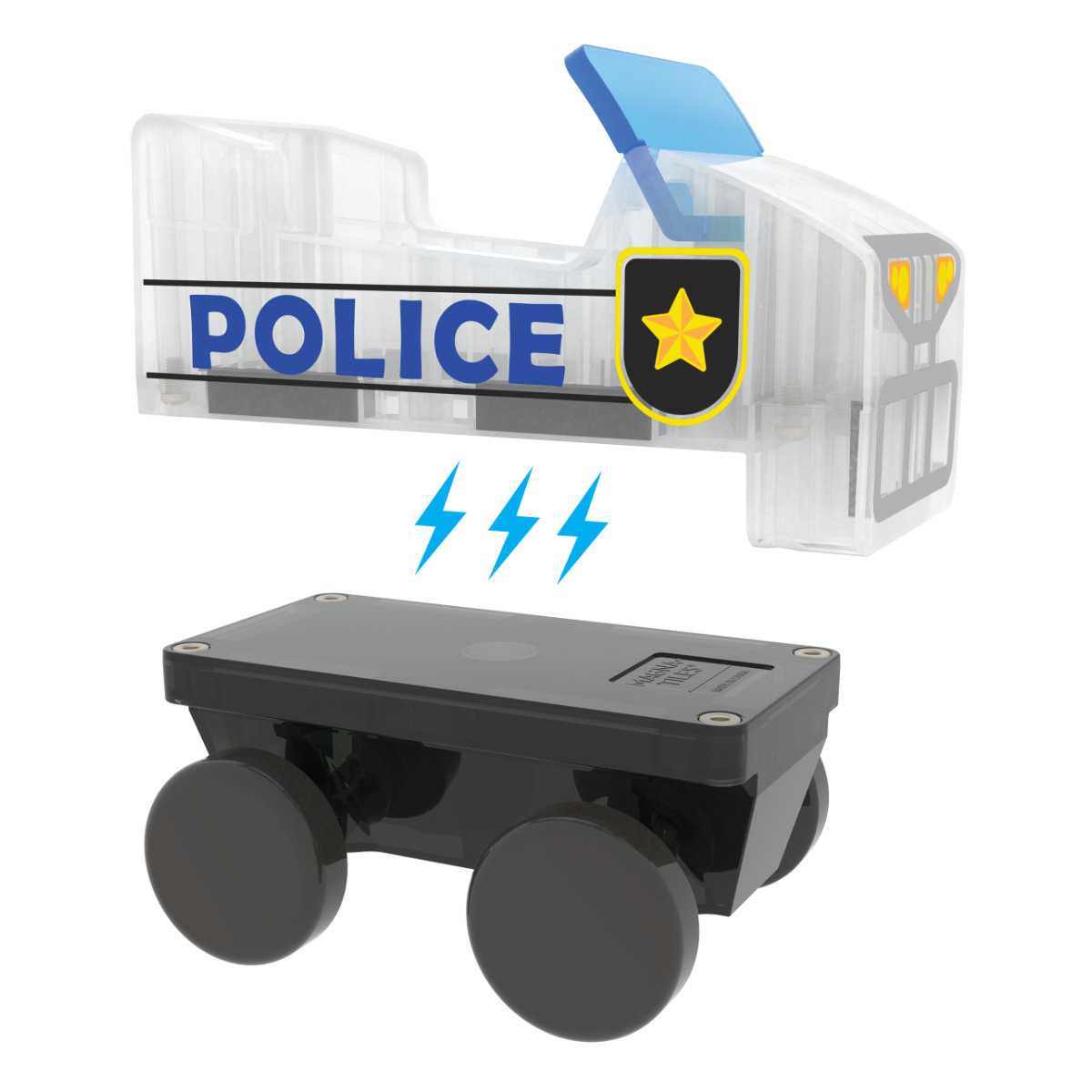 Magna-Tiles Police Patrol – 20 Piece