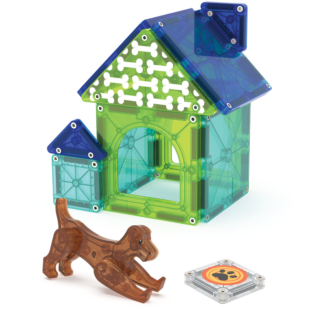Magna-Tiles Dog house – 13 Teile