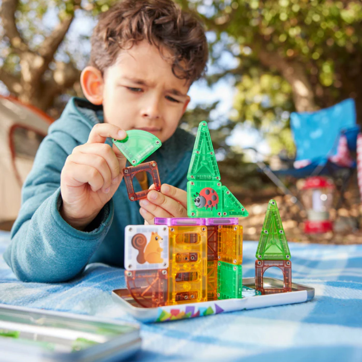 Magna-Tiles microMAGS Treehouse Reiseset – 24 Teile