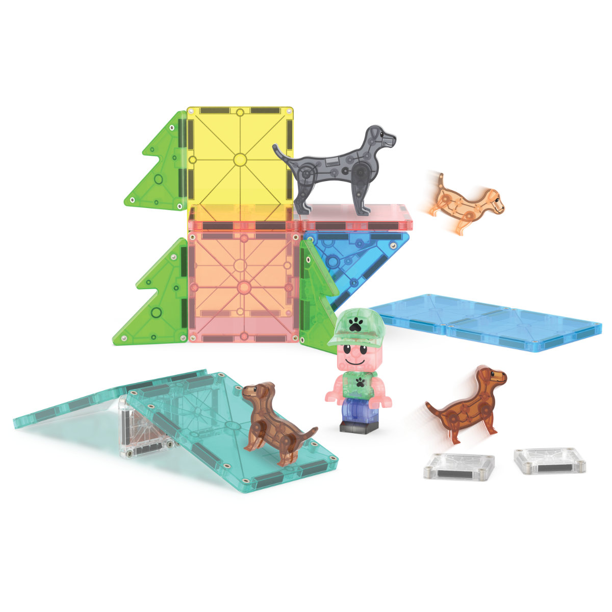 Magna-Tiles Puppy Park – 27 Teile