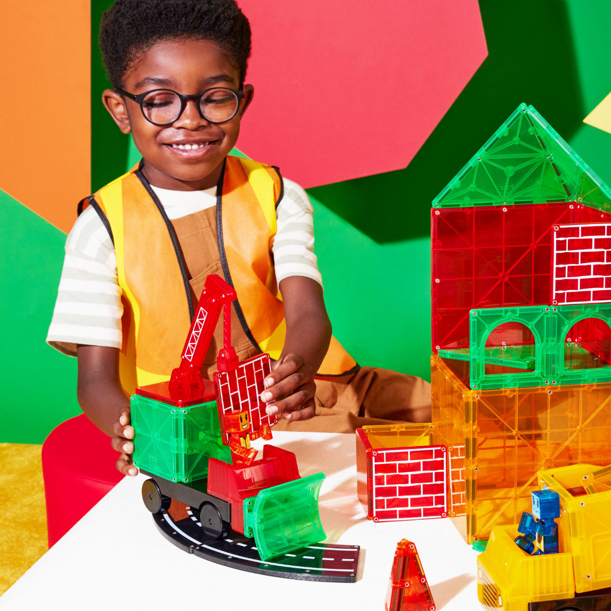 Magna-Tiles Builder XL – 50 Teile