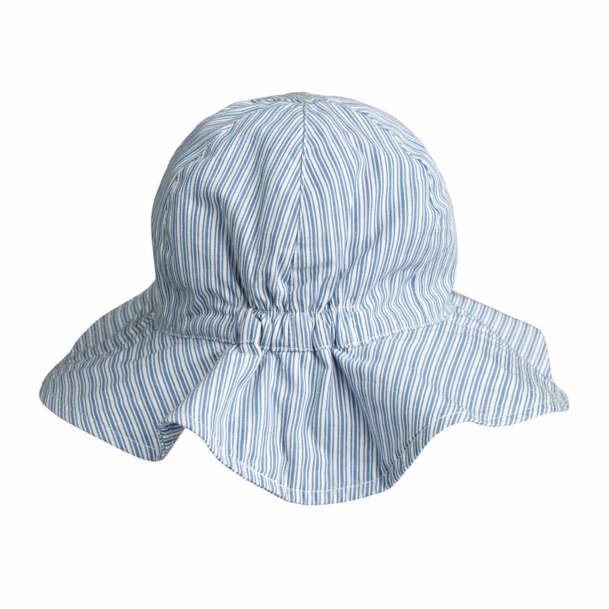 Liewood Amelia Striped Sonnenhut Riverside Blau Rückansicht LW17694-1475-3-6MM
