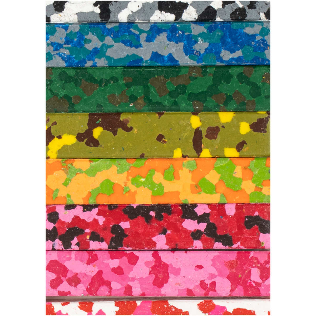 Konges Sløjd Confetti Wachsmalstifte, 8er-Pack, mehrfarbig - Vorderansicht