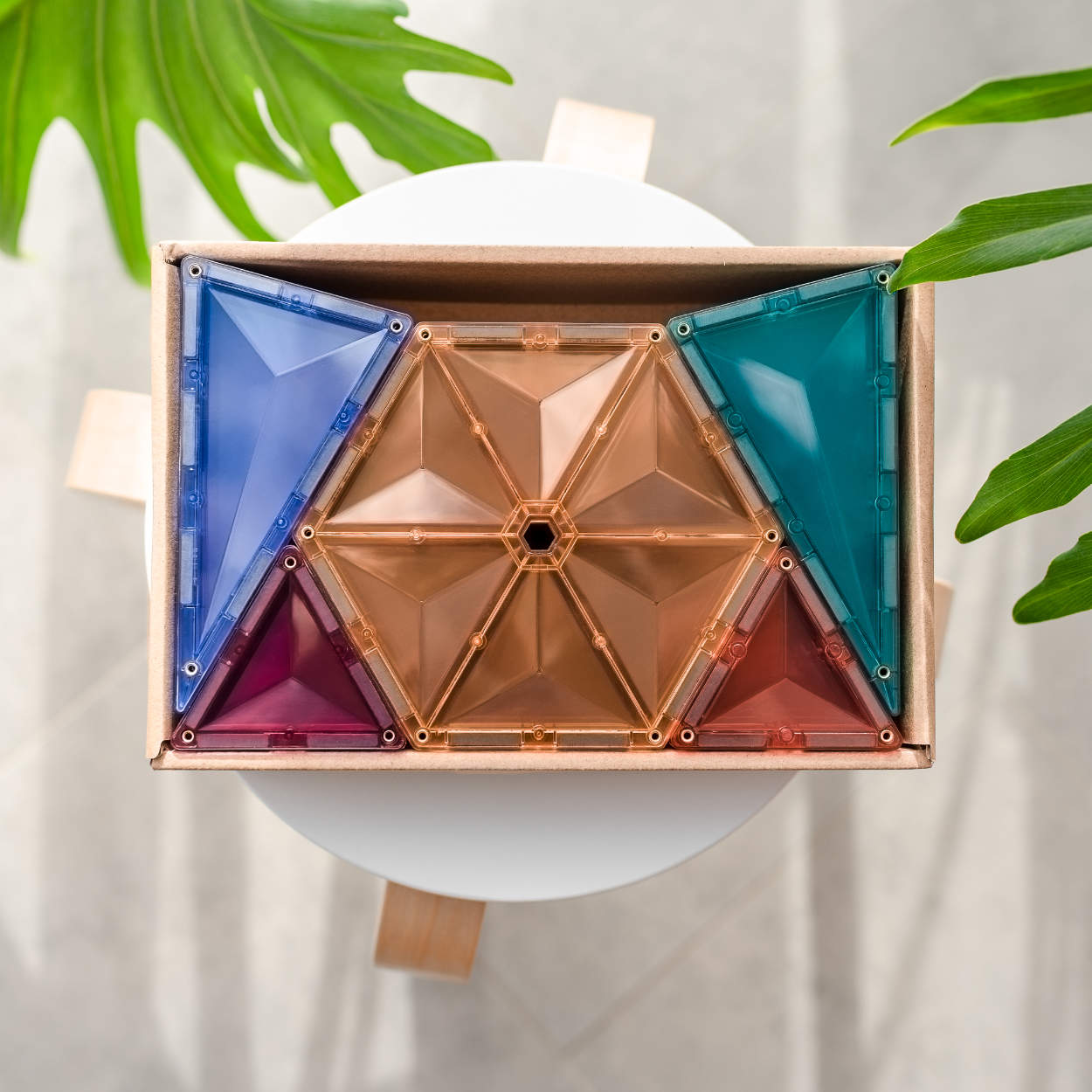 Connetix Magnetbausteine Set - Pastel Geometry - 40 Teile