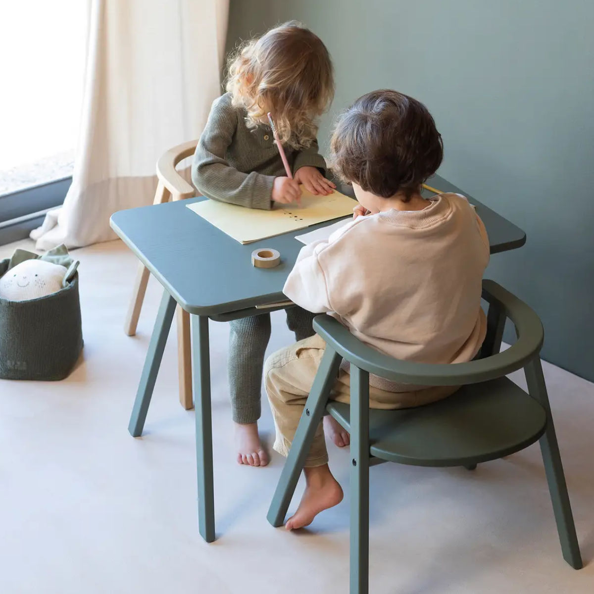 Nobodinoz GROWING GREEN Kids Chair
