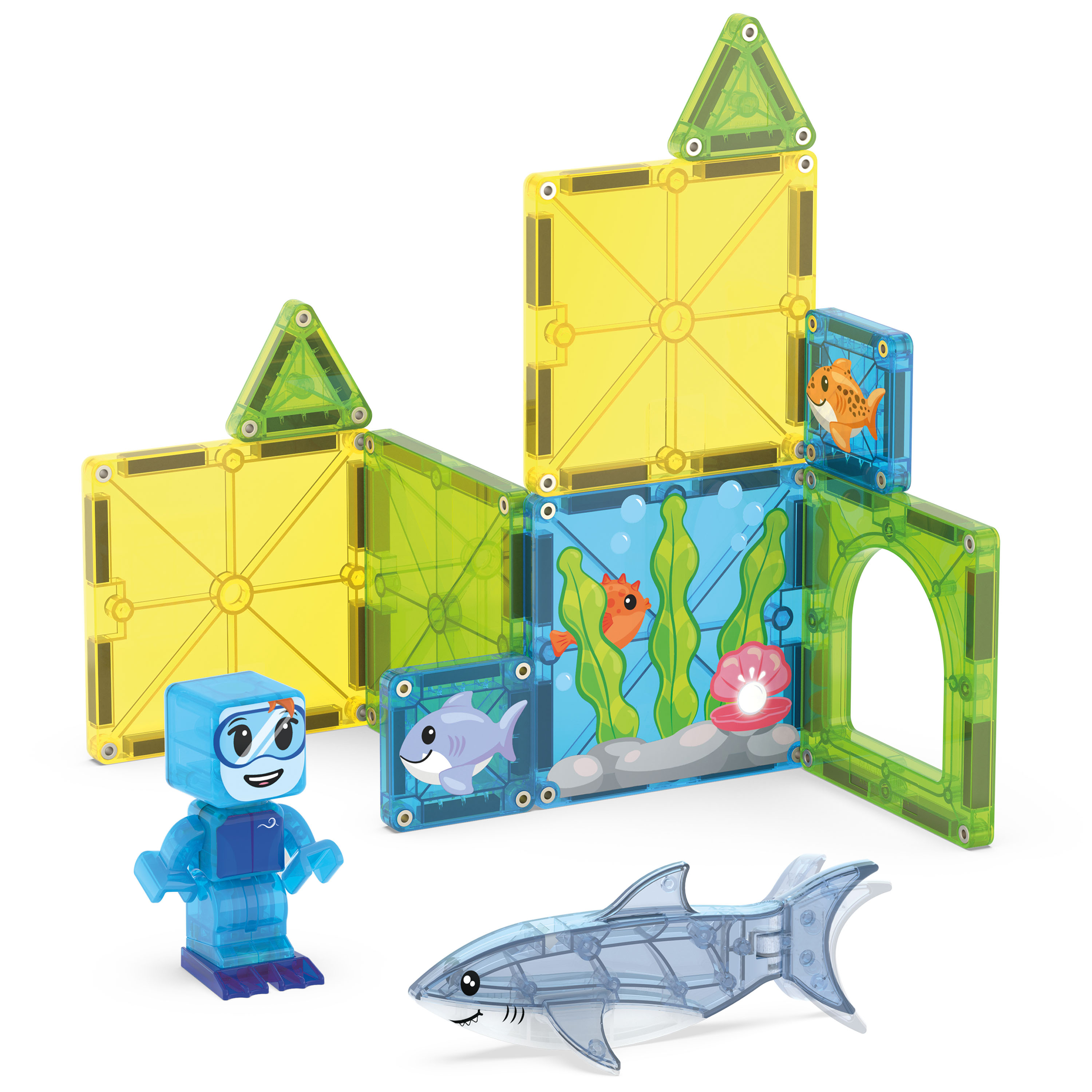 Magna-Tiles Shark-Drive - 13 Teile