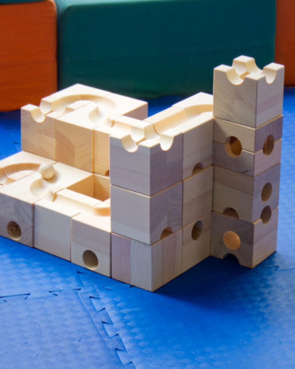 CUBORO XL Marble Run – Large Format Construction Set, 33 Pieces