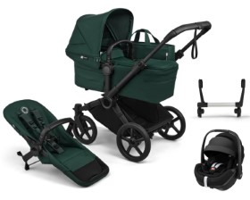 Bugaboo Kinderwagen in Grün - schräge Ansicht