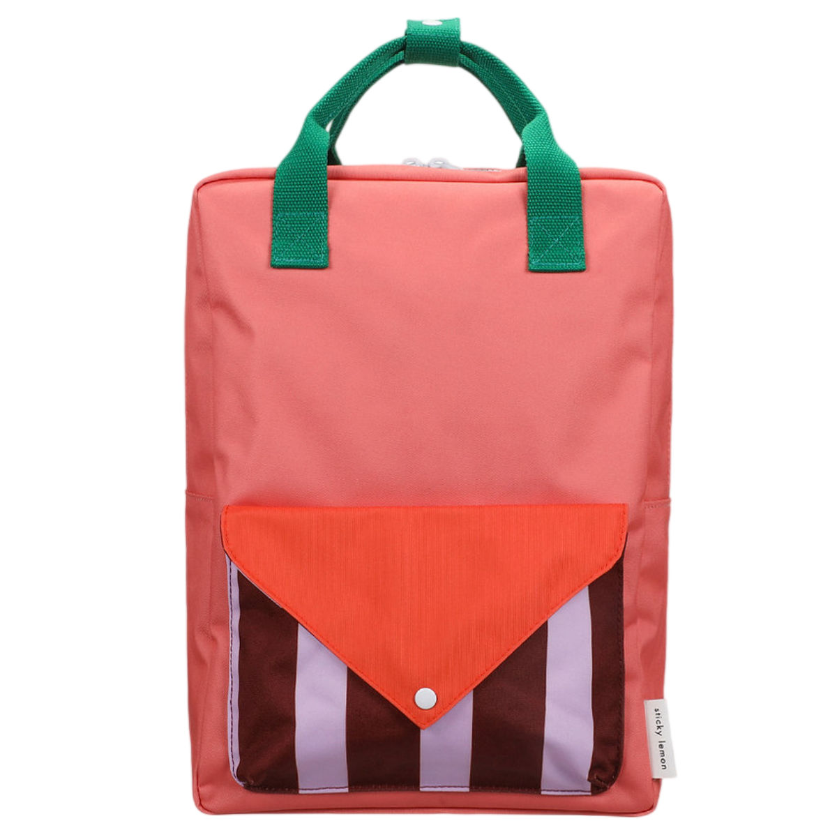Sticky Lemon Rucksack in Rosa - Vorderansicht