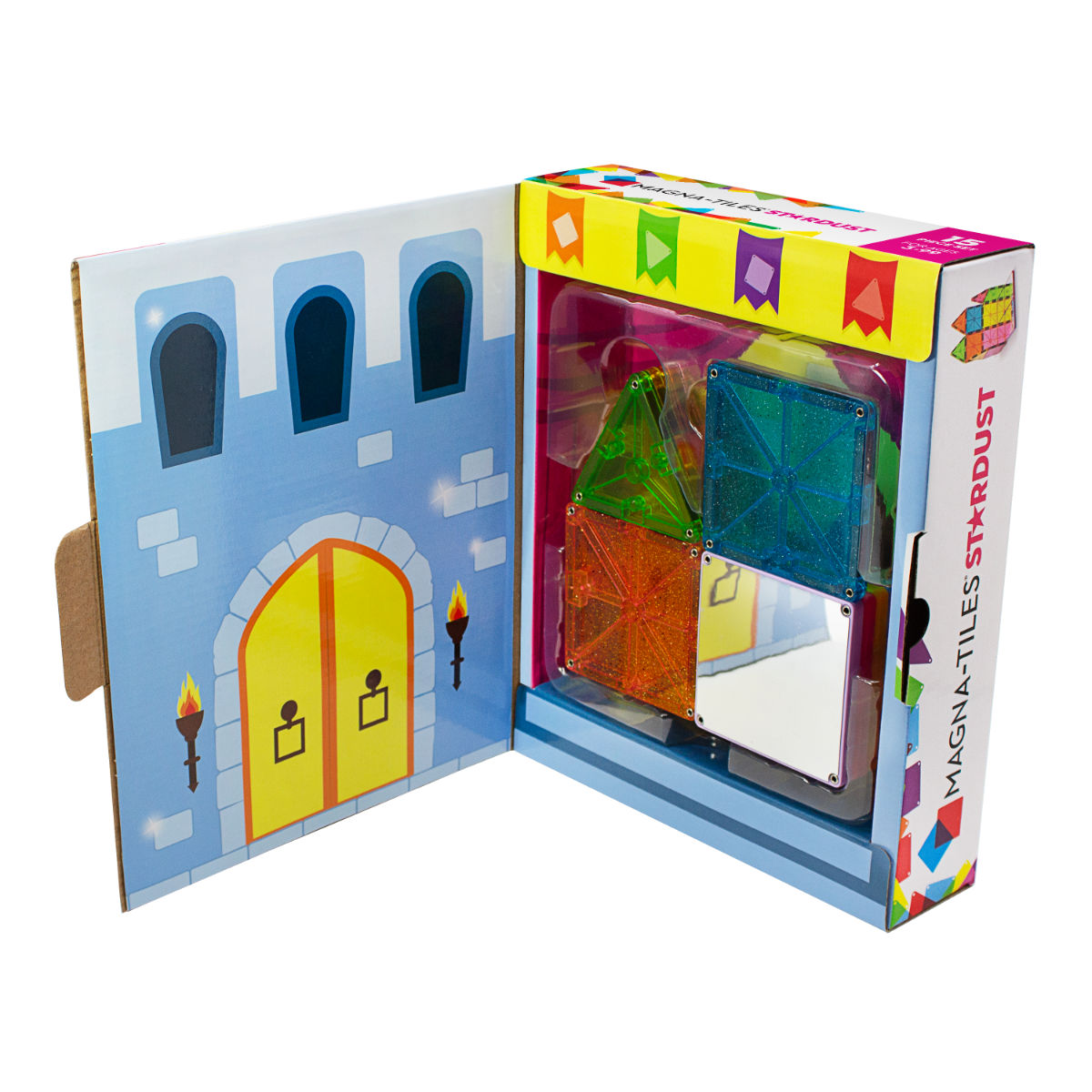 Magna-Tiles Stardust – 15 Pieces
