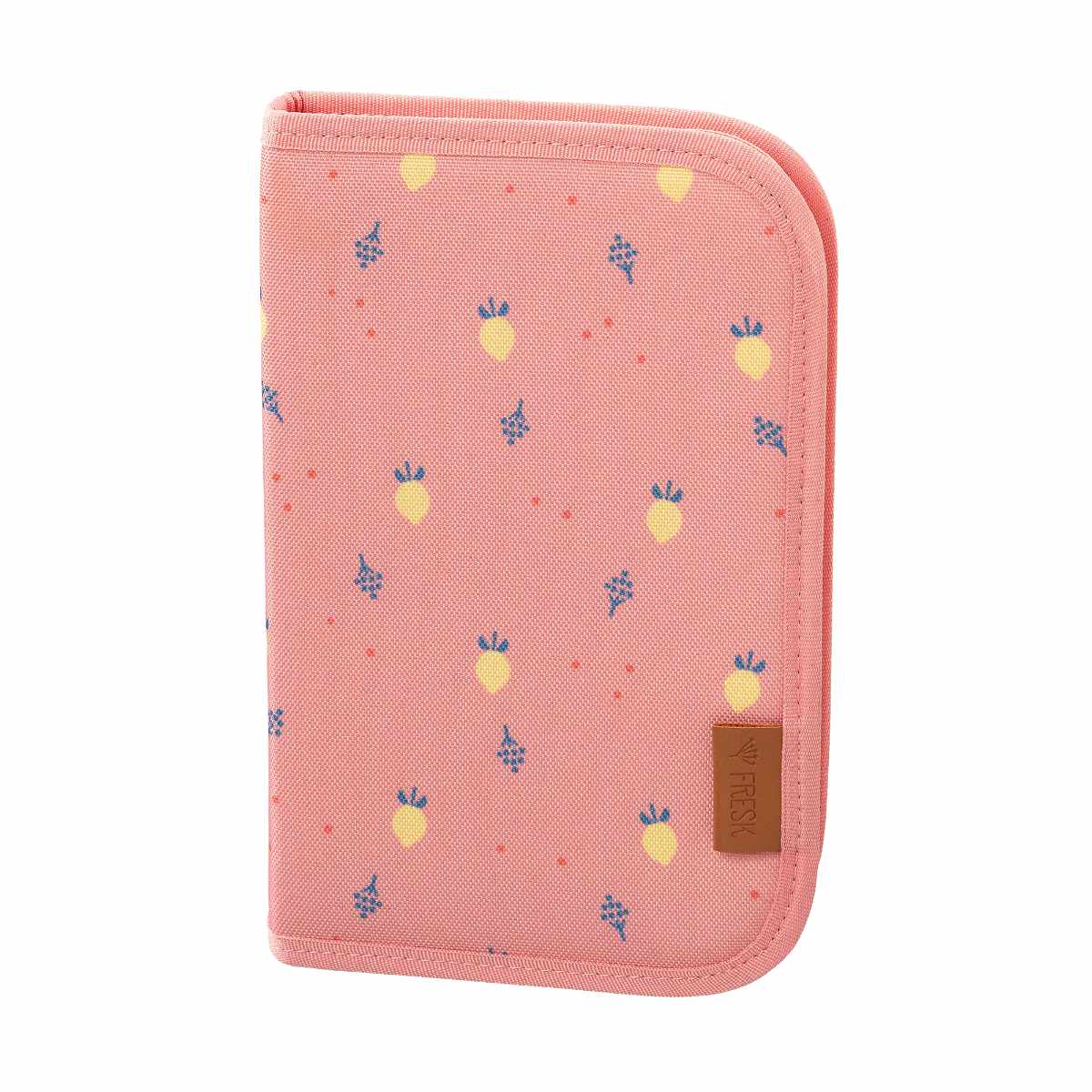 Fresk Etui in Rosa mit Muster - Seitenansicht