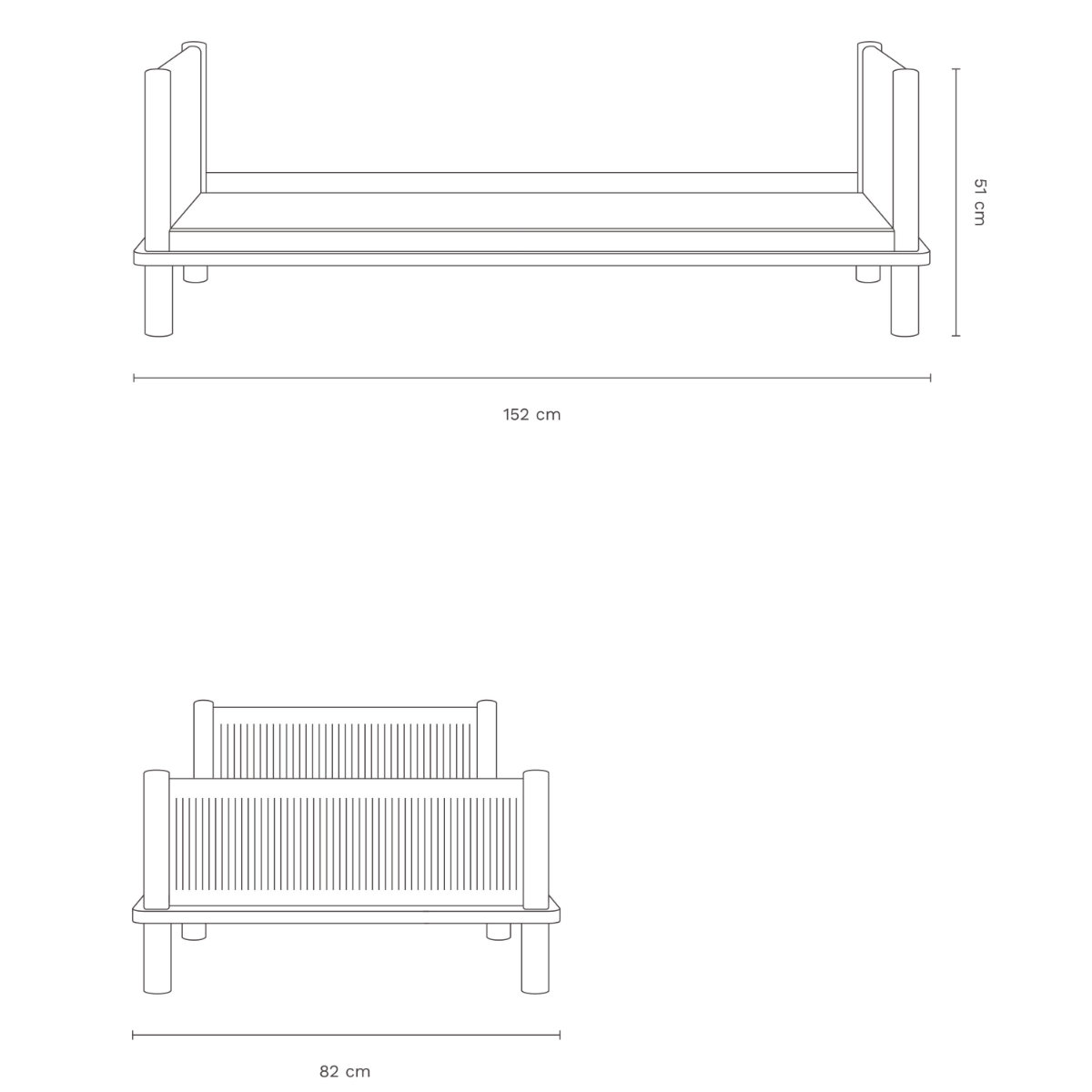 Nobodinoz LATITUDE Junior Bed 70x140cm