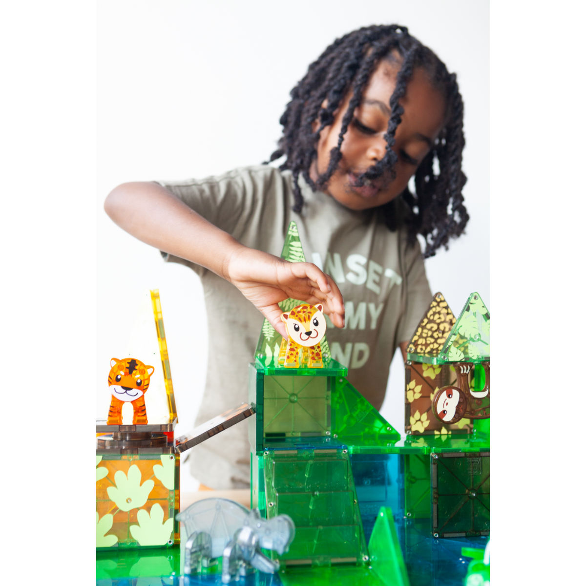 Magna-Tiles Jungle Animals – 25 Pieces