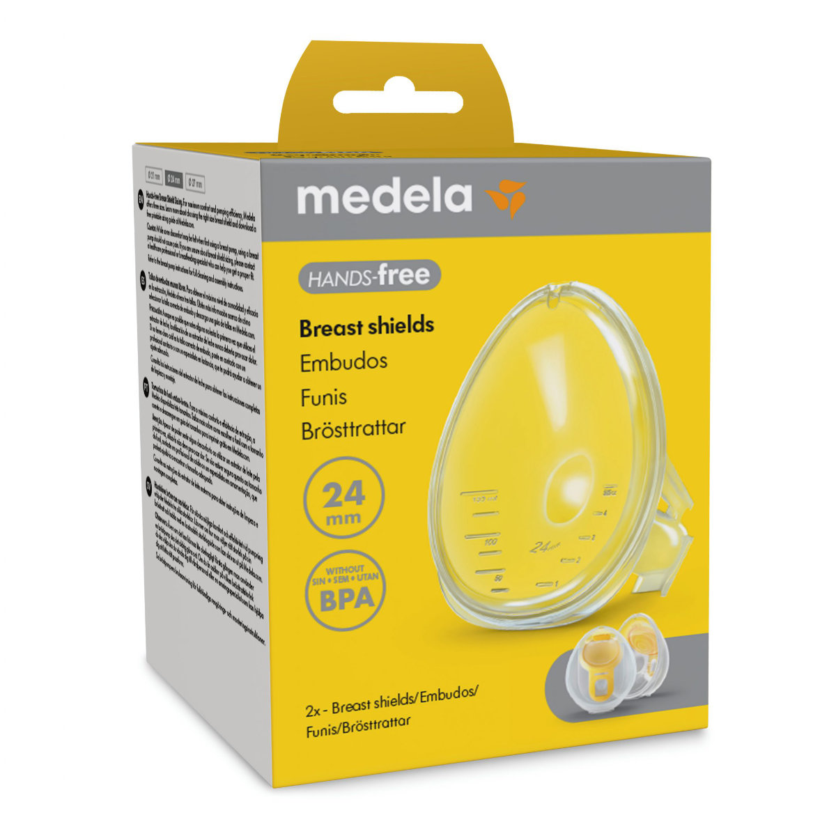 Medela Hands-free Breast Shields, 2 pieces
