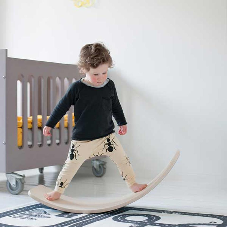 Wobbel Original Balance Board Oak Wood