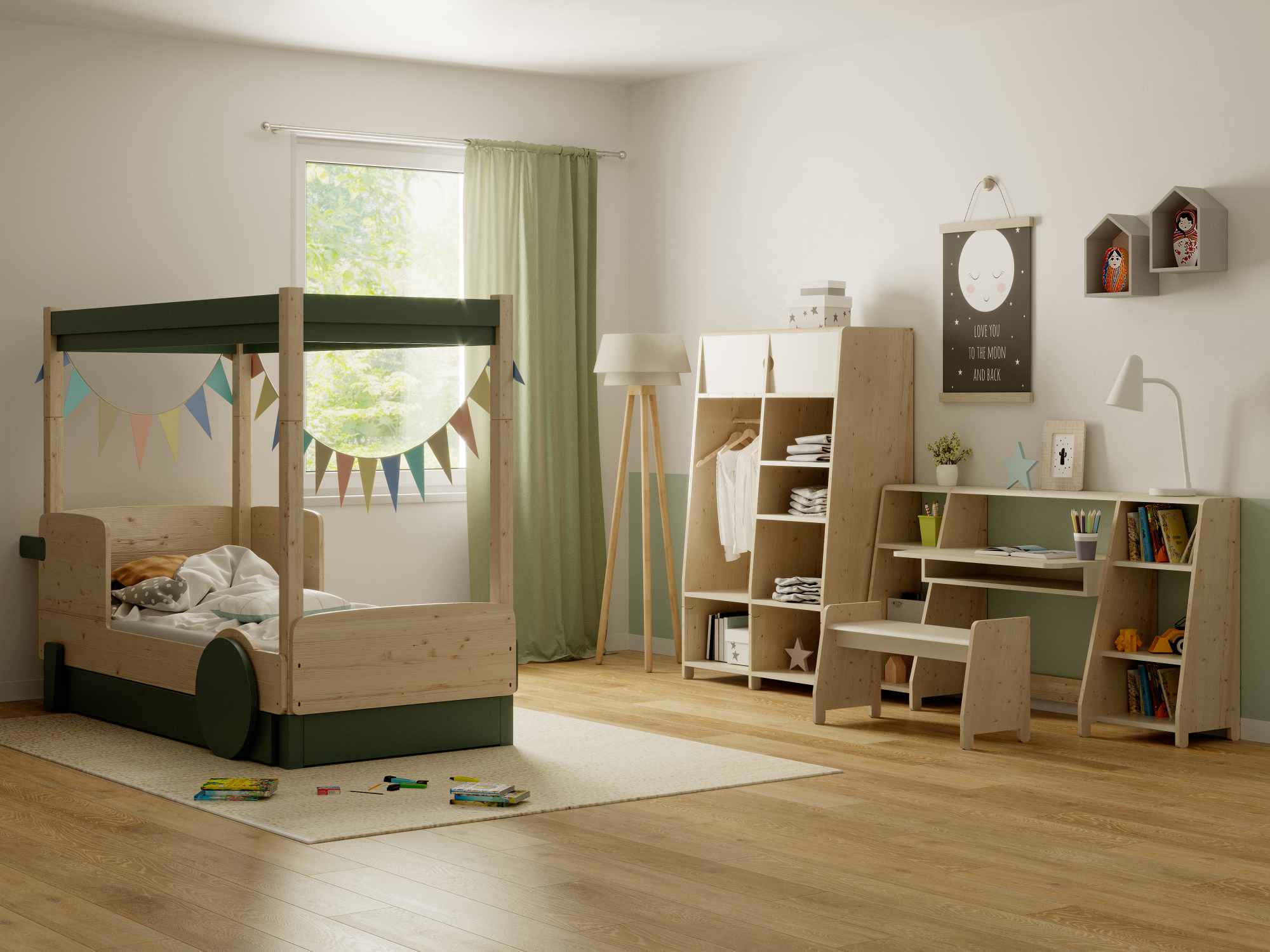 Mathy by Bols Discovery 1 Autobett mit Dach 90x190cm