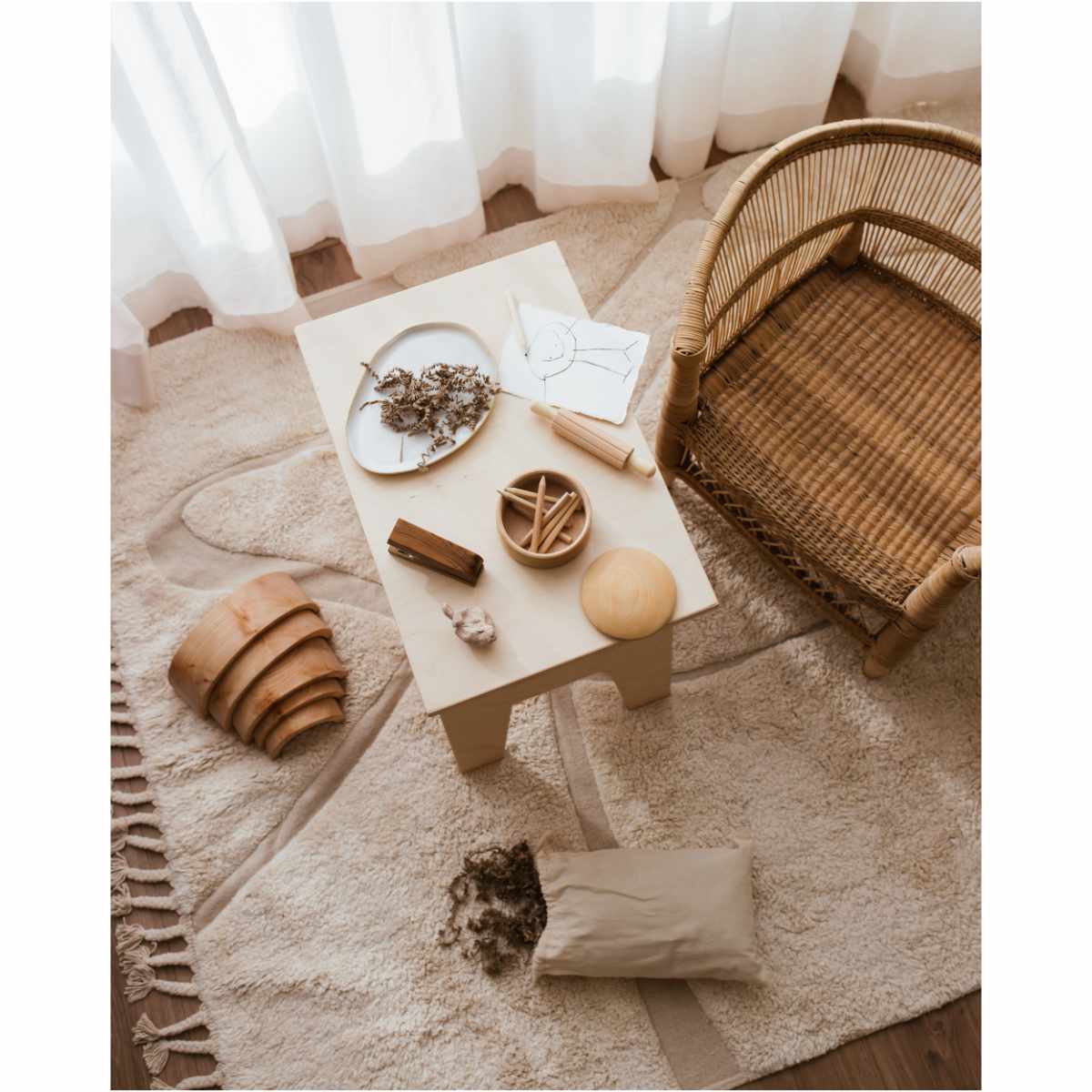 KAS Copenhagen Washable Cotton Rug