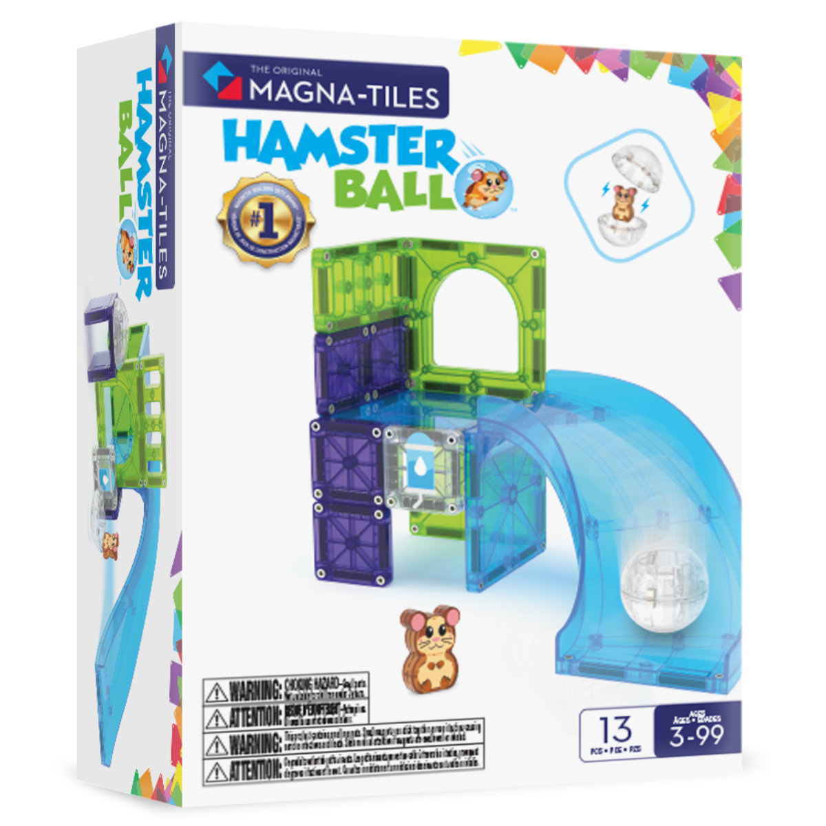 Magna-Tiles Hamster Bausatz– 13 Teile