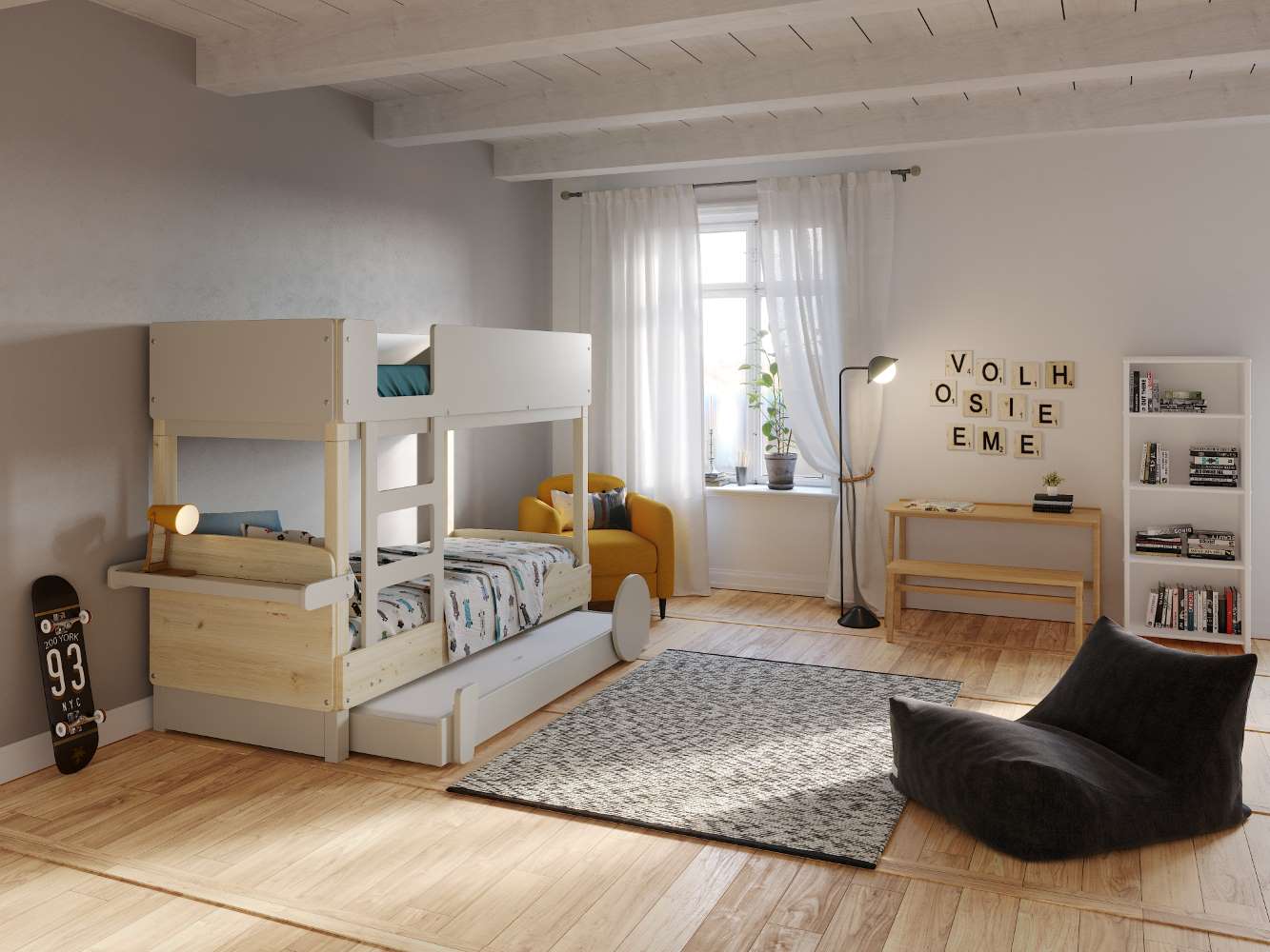 Mathy by Bols Discovery Umbauset von Einzelbett zu Stockbett