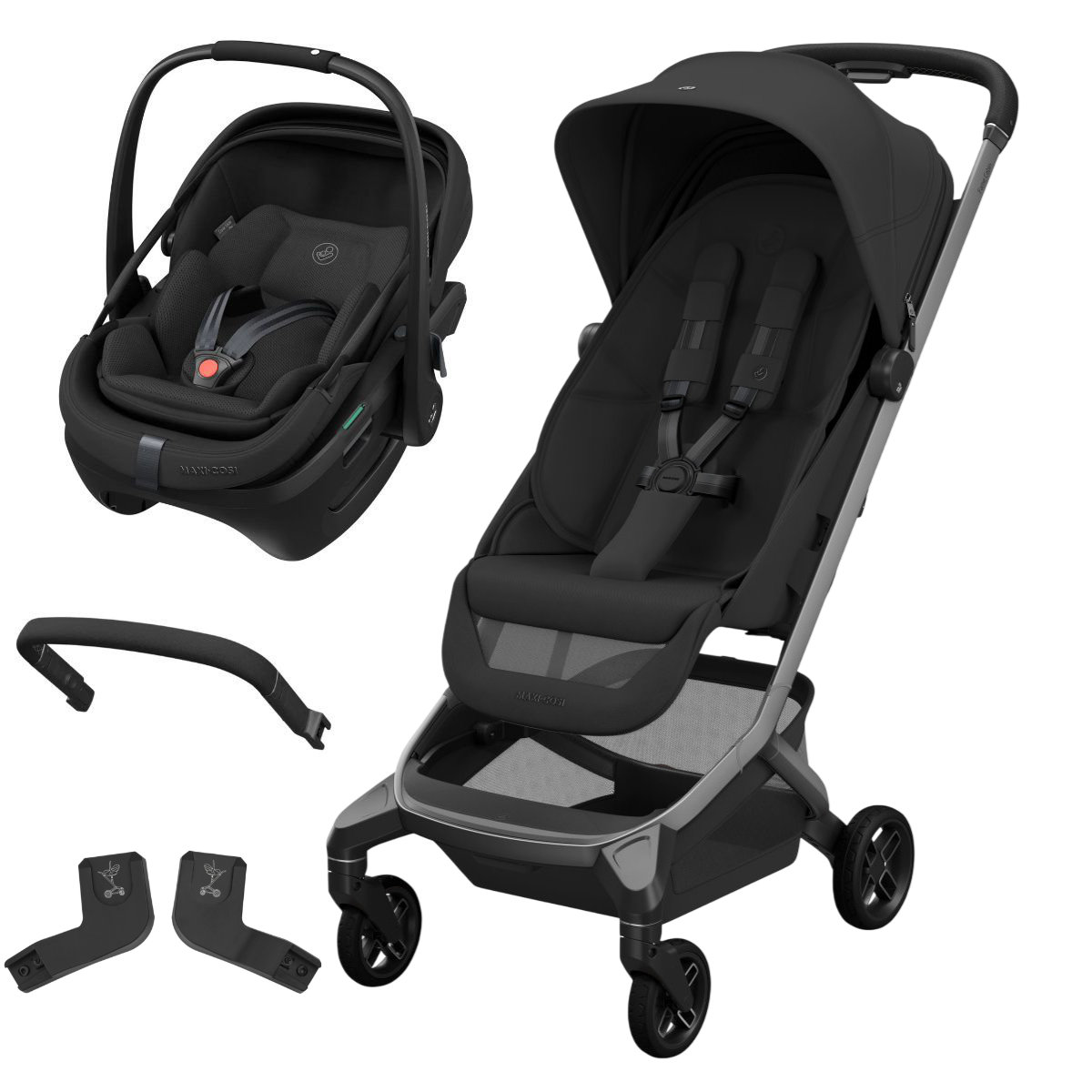 Maxi Cosi Fame Cabin Buggy Set 4 in 1 inkl. Maxi Cosi Coral Slide Pro