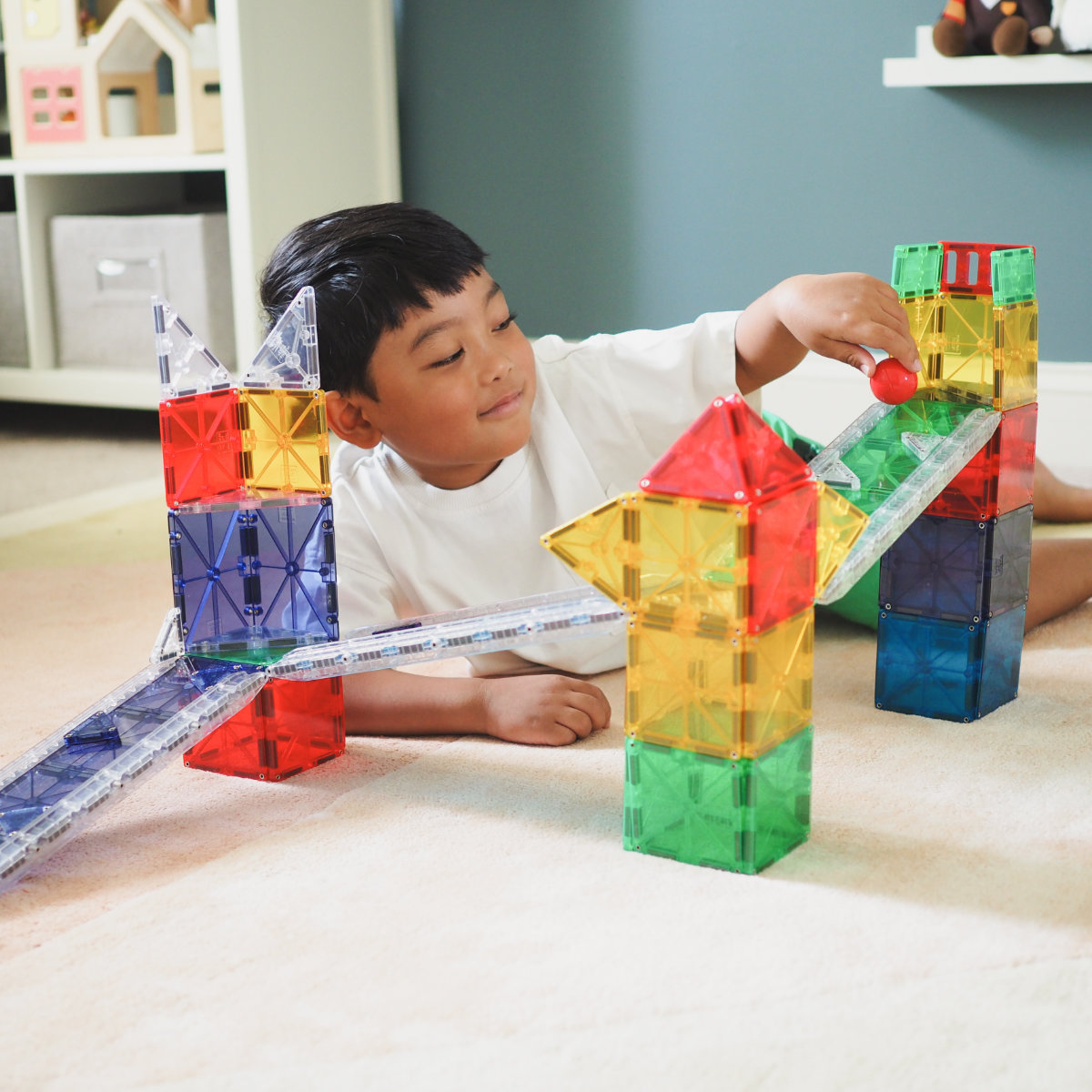 Magna-Tiles Rail Racers Deluxe – 90-Piece