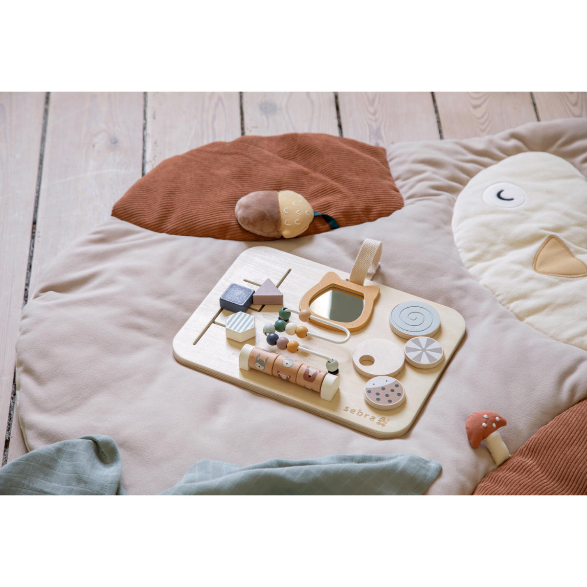 Sebra Wooden Activity Board, Woodland