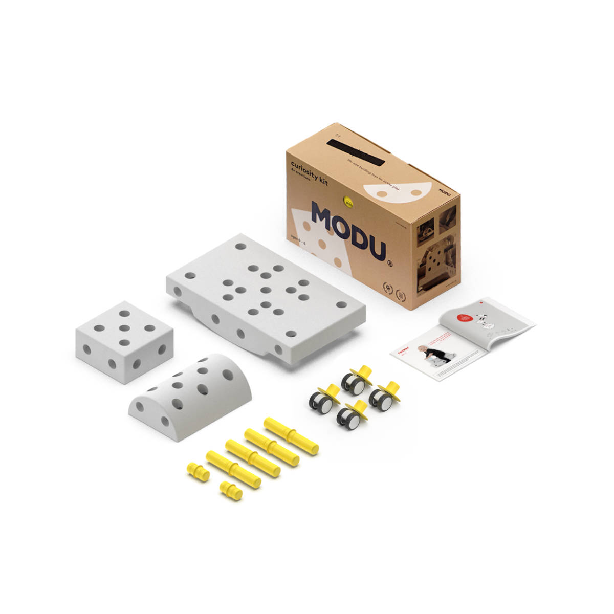 Modu Curiosity Kit MODU-CUR-YEL-15 in Grau - Draufsicht