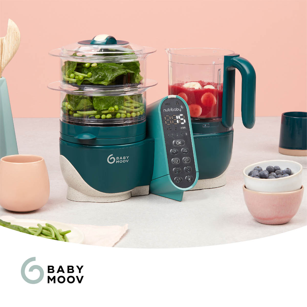 Babymoov Nutribaby(+) 6-in-1 Babynahrungszubereiter