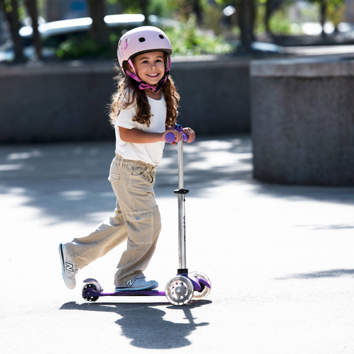 Mini Micro Deluxe GLITTER Scooter with LED Wheels