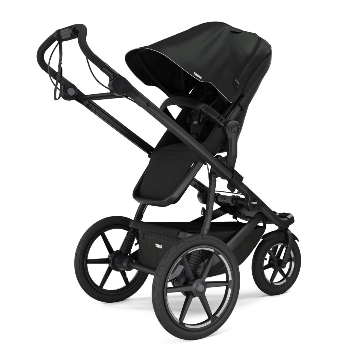 Thule Urban Glide Wendbarer Sitz Schwarz - schräge Ansicht