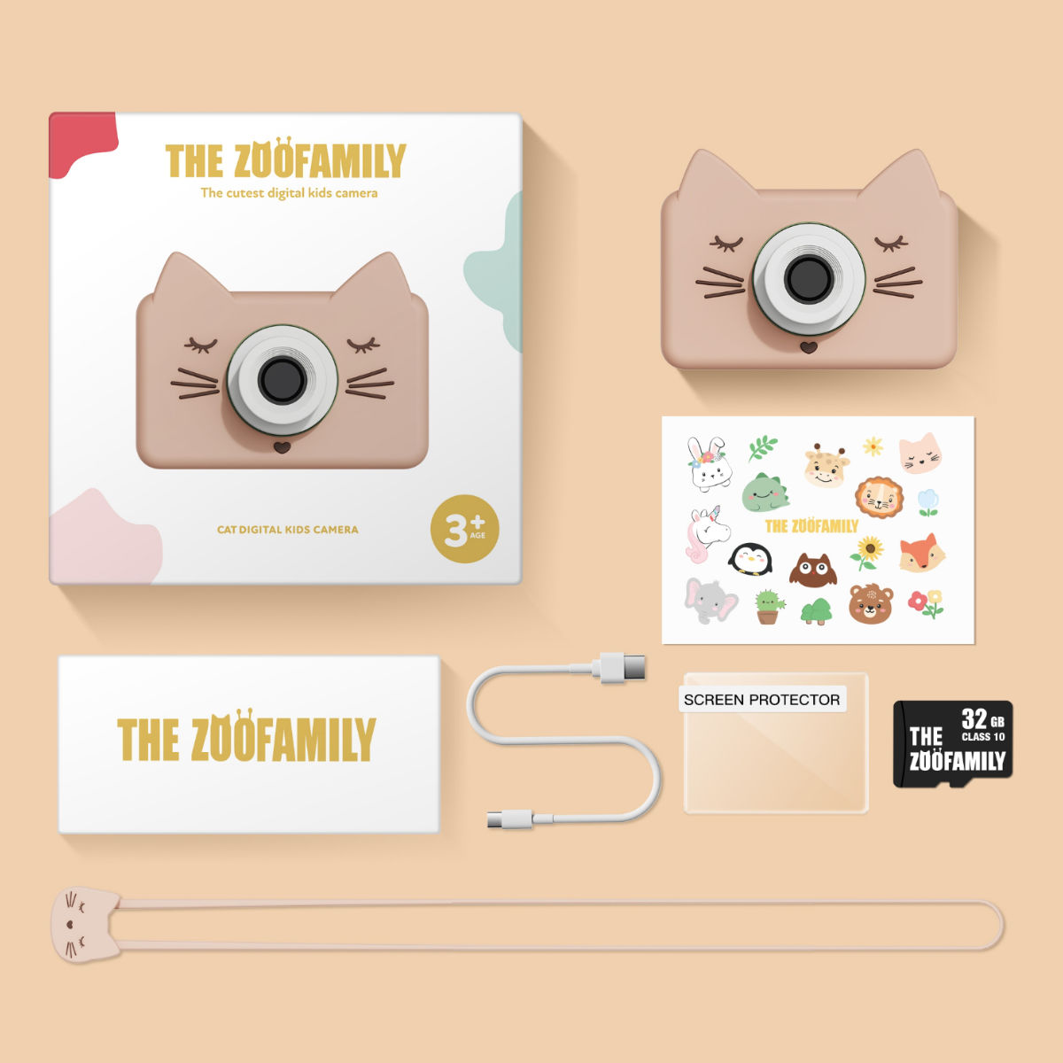The Zoofamily Zoo Friends C1 Kids Camera