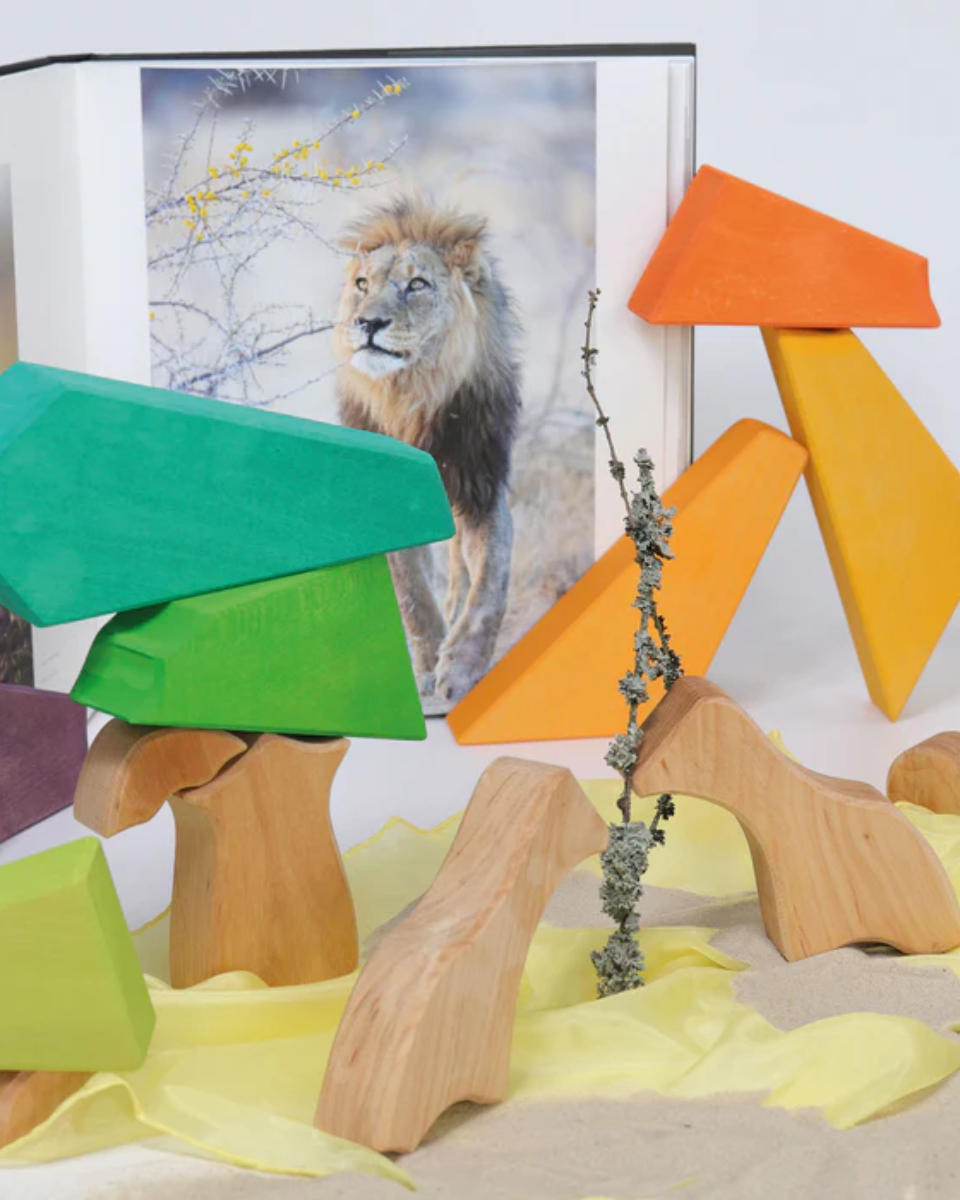 Grimm’s Rainbow Lion Building Set
