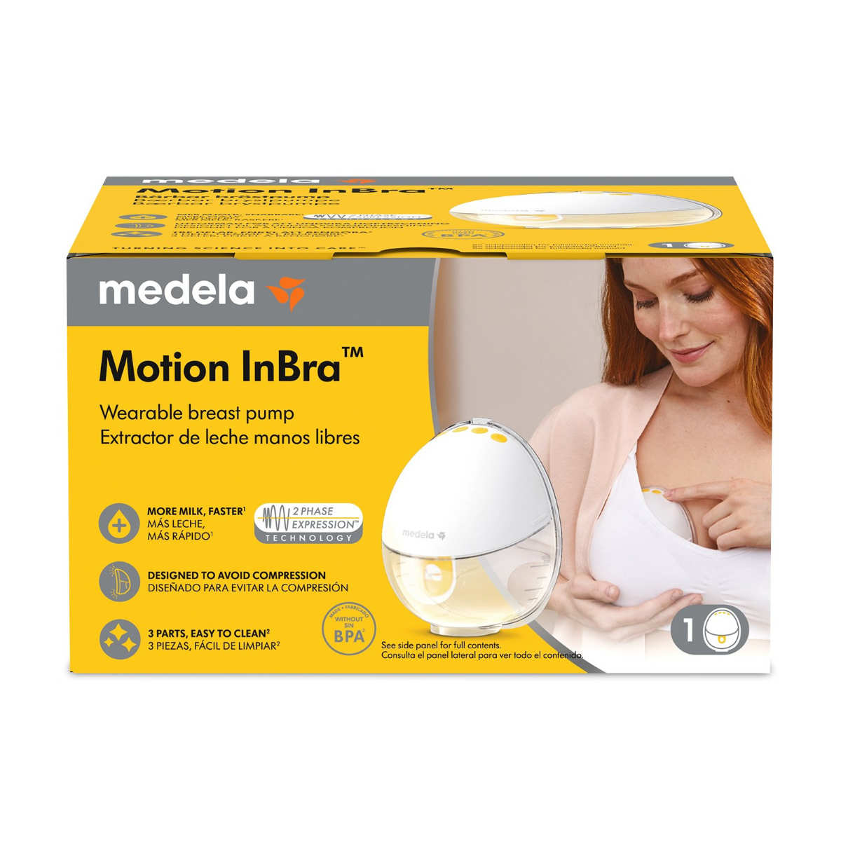 Medela Elektrische Einzel-Milchpumpe Motion InBra Single
