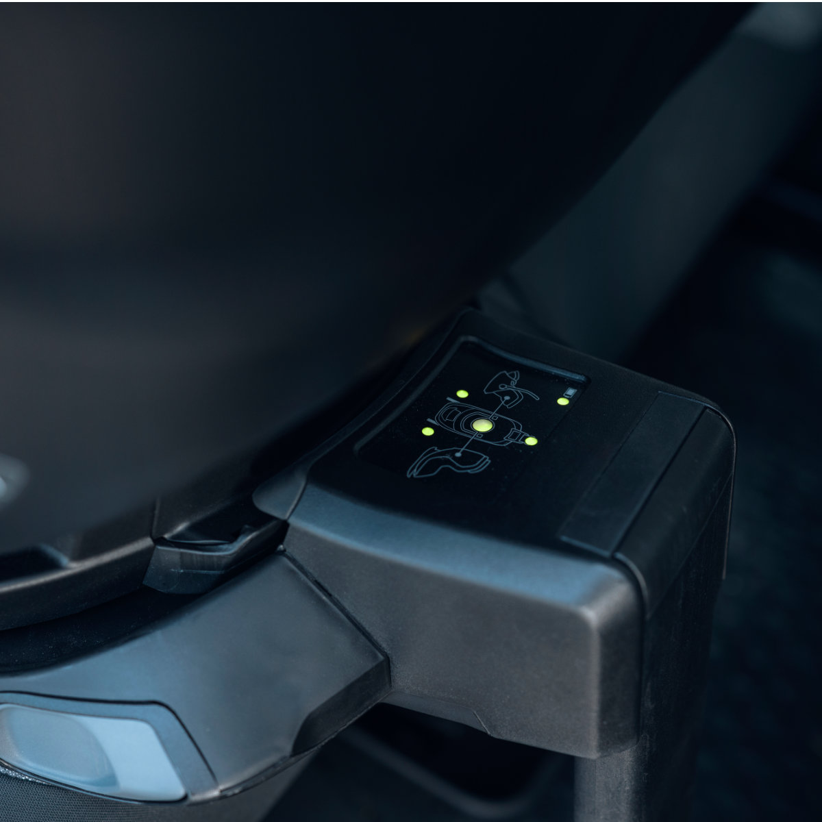 Thule Alfi Connect ISOFIX Basisstation Schwarz Seitenansicht