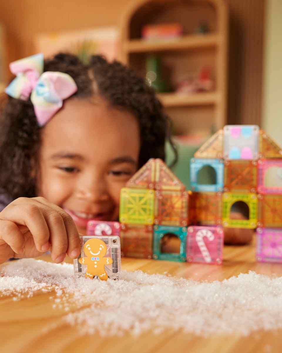 Magna-Tiles microMAGS Gingerbread House - 24 Teile