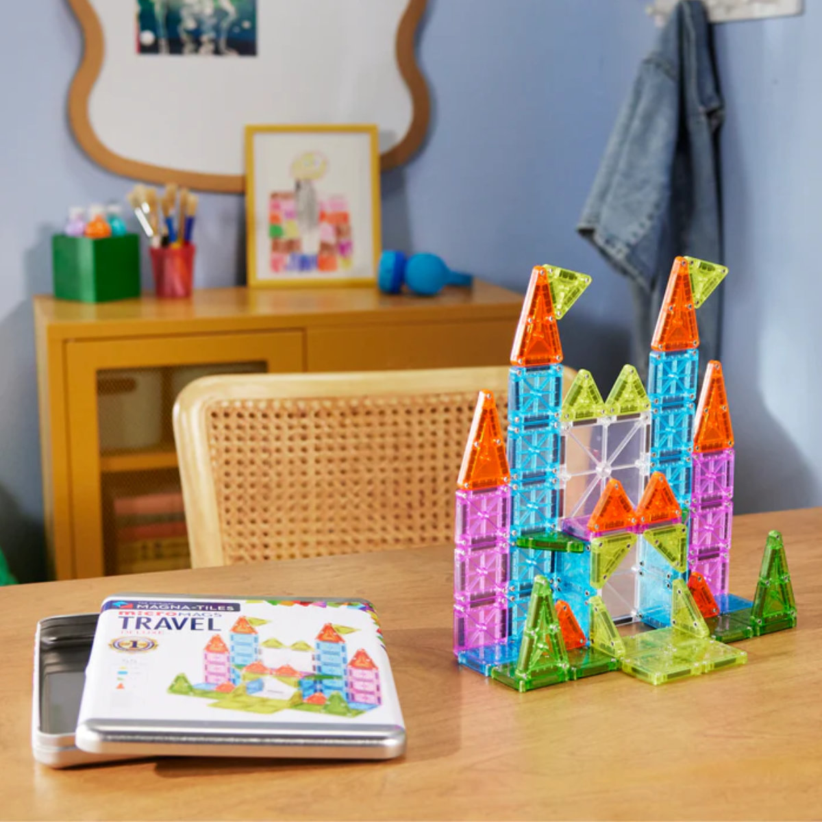 Magna-Tiles microMAGS Travel Set Deluxe - 55 Pieces