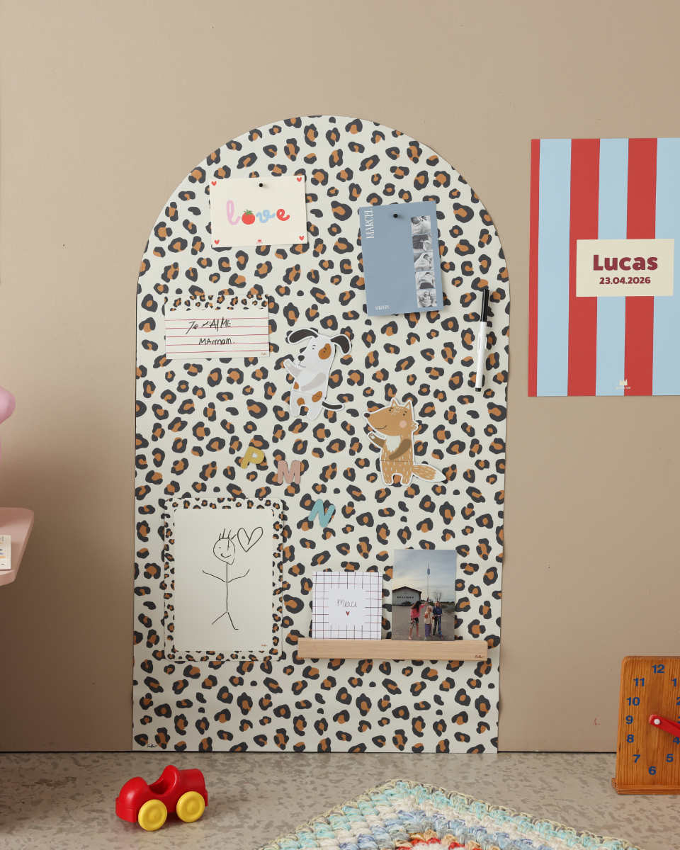 Ferflex magnetic arch-shaped board 100 x 58 cm