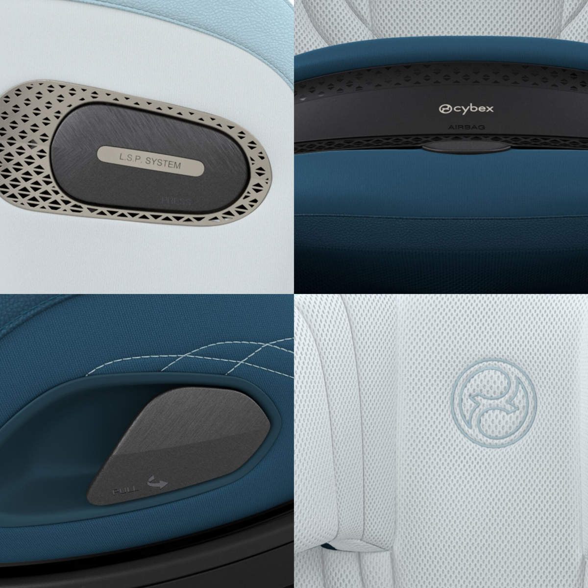 Cybex Anoris S Airbag i-Size Kindersitz (15 Monate–7 Jahre)