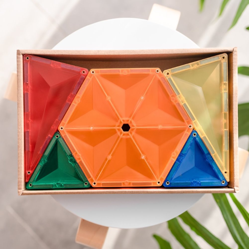 Connetix Magnetbausteine Set - Rainbow Geometry - 30 Teile