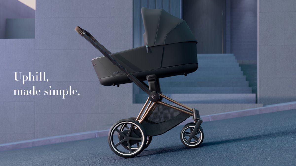 Cybex E-Priam pram with Lux Carrycot