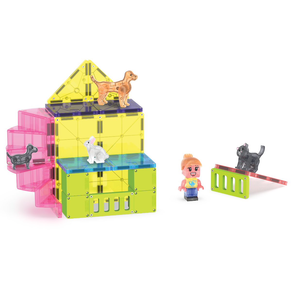Magna-Tiles Pet Playhouse – 50 Teile