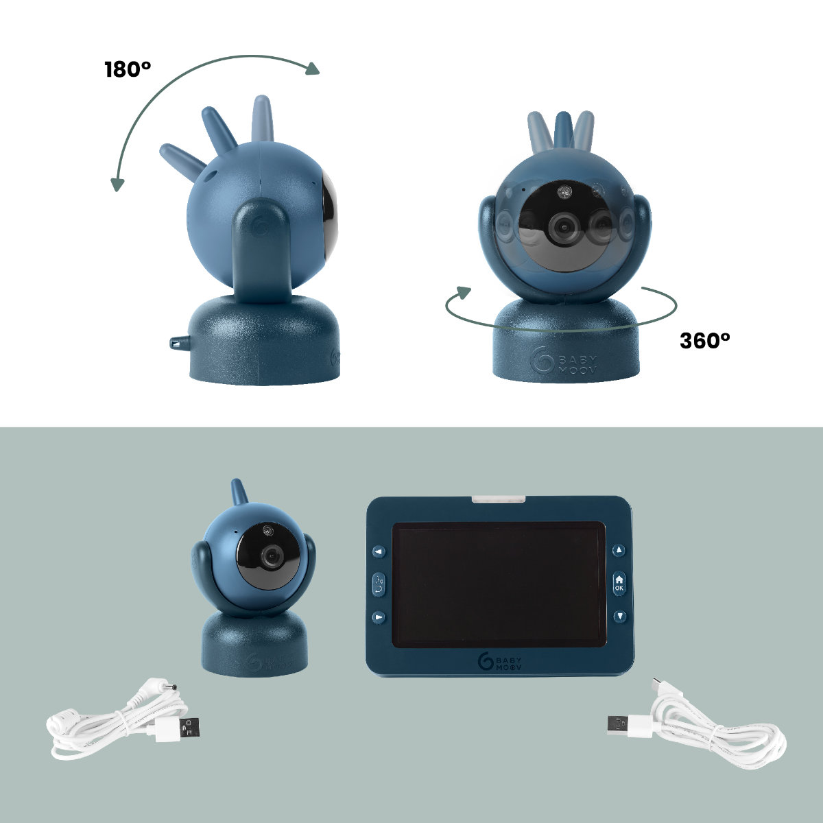 Babymoov Babyphone mit Kamera YOO Master+ HD