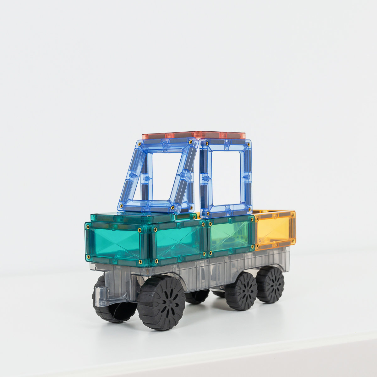 Connetix Magnetic Tiles Pastel Transport Pack – 50 Pieces