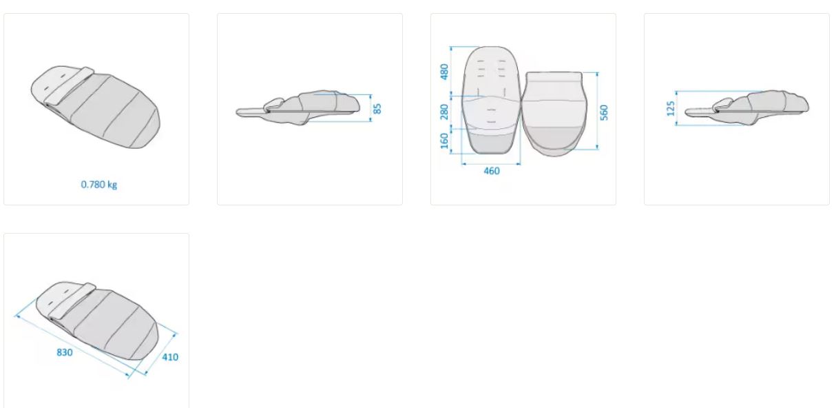 Maxi Cosi 2-in-1 Fußsack für Kinderwagen