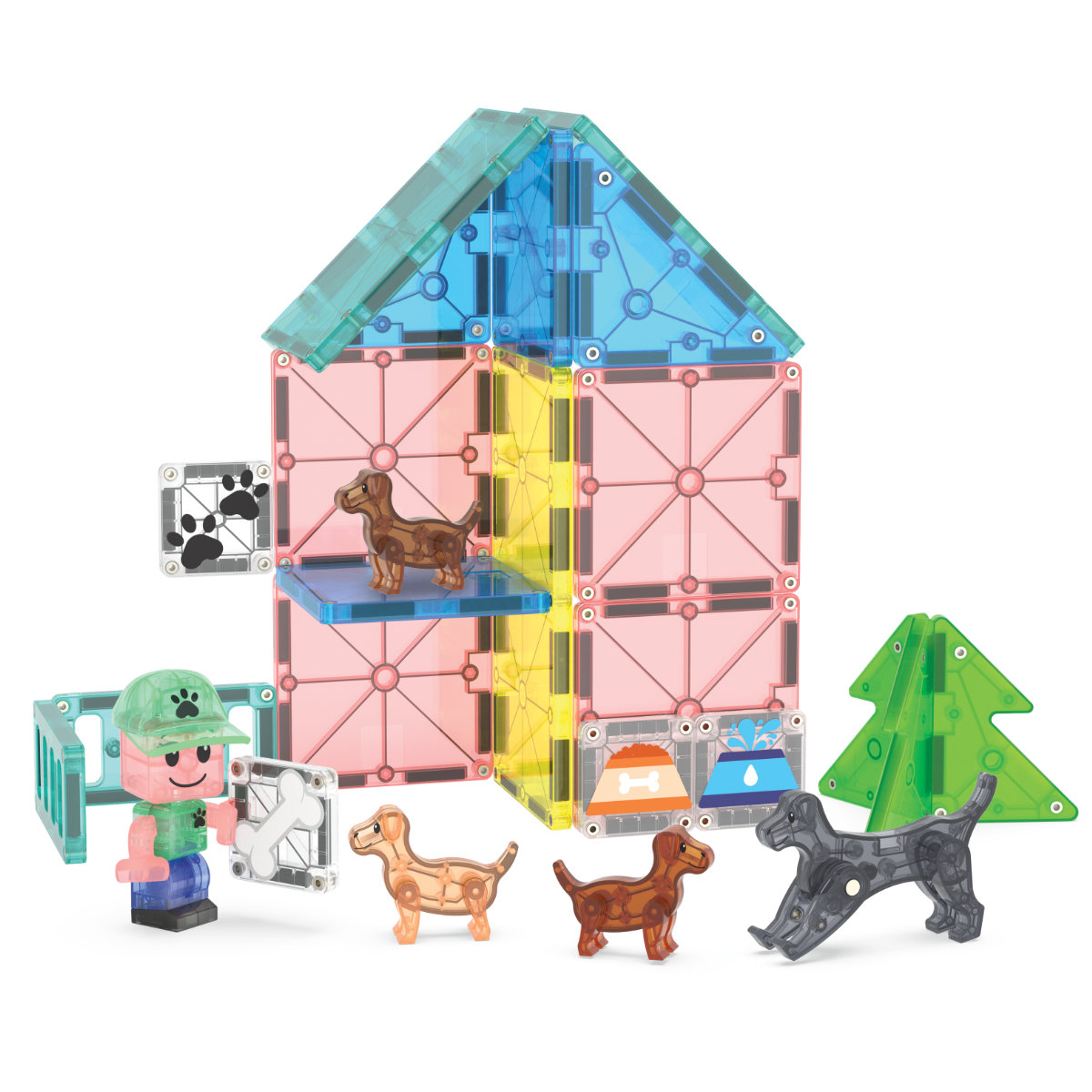 Magna-Tiles Puppy Park – 27 Teile