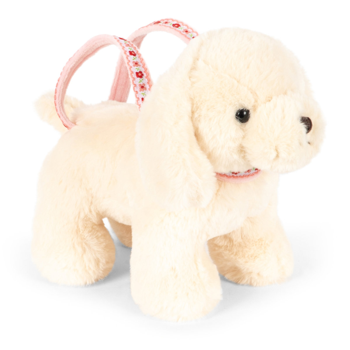 Konges Sløjd Puppy Hundetasche in Beige - schräge Ansicht