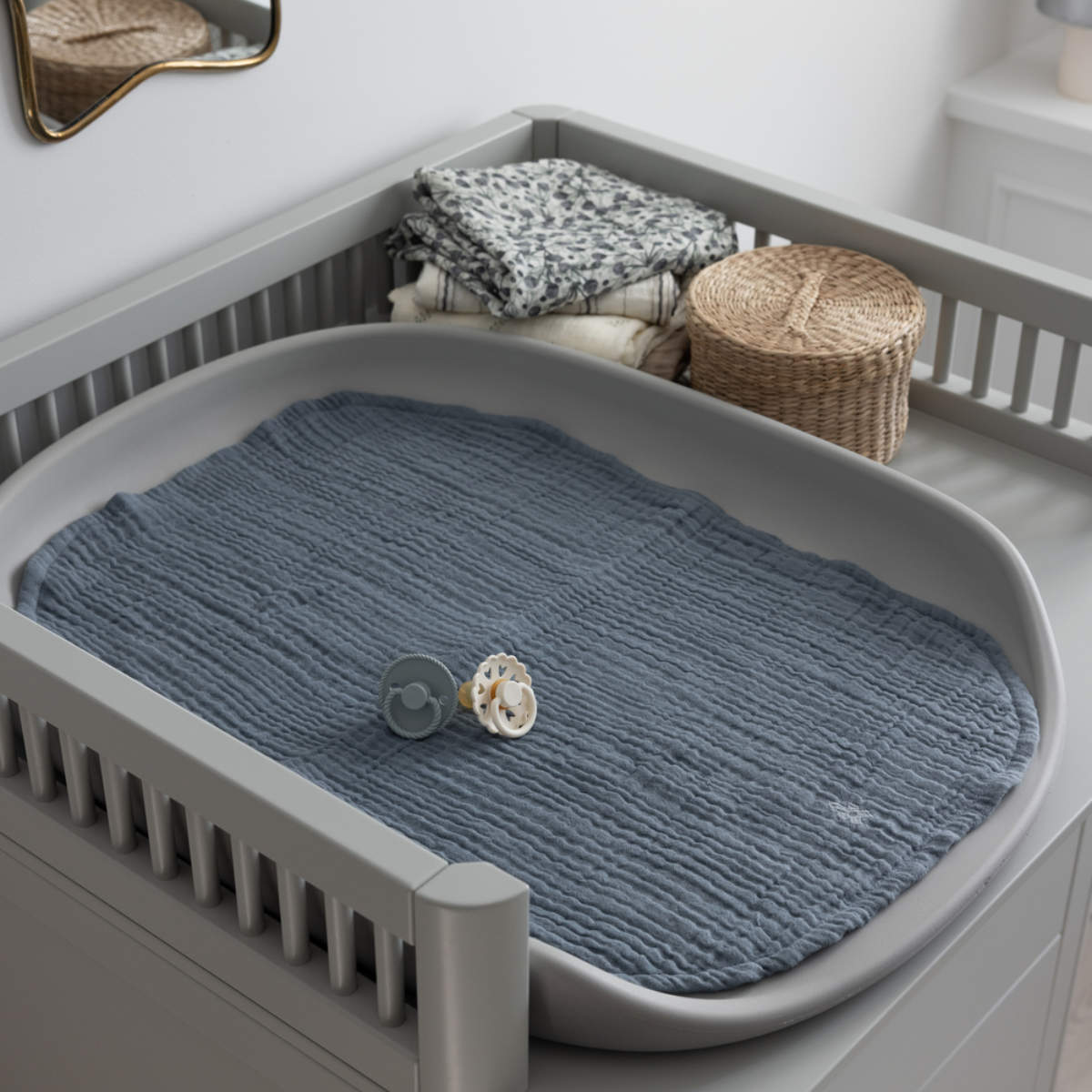 Sebra Muslin Changing Pad 6-layer, Pack of 2