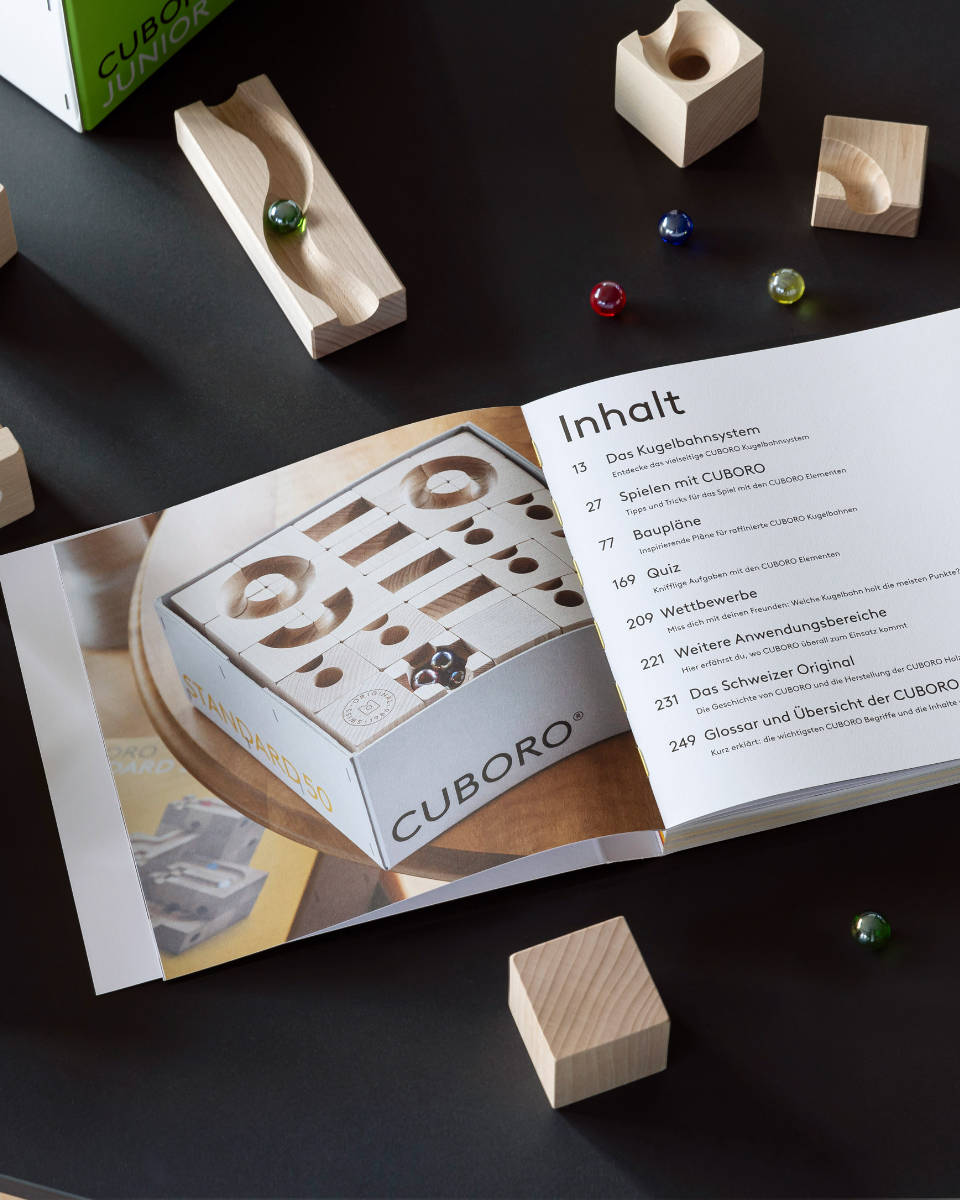 CUBORO The Book – Ideas & Instruction Guide for Marble Runs