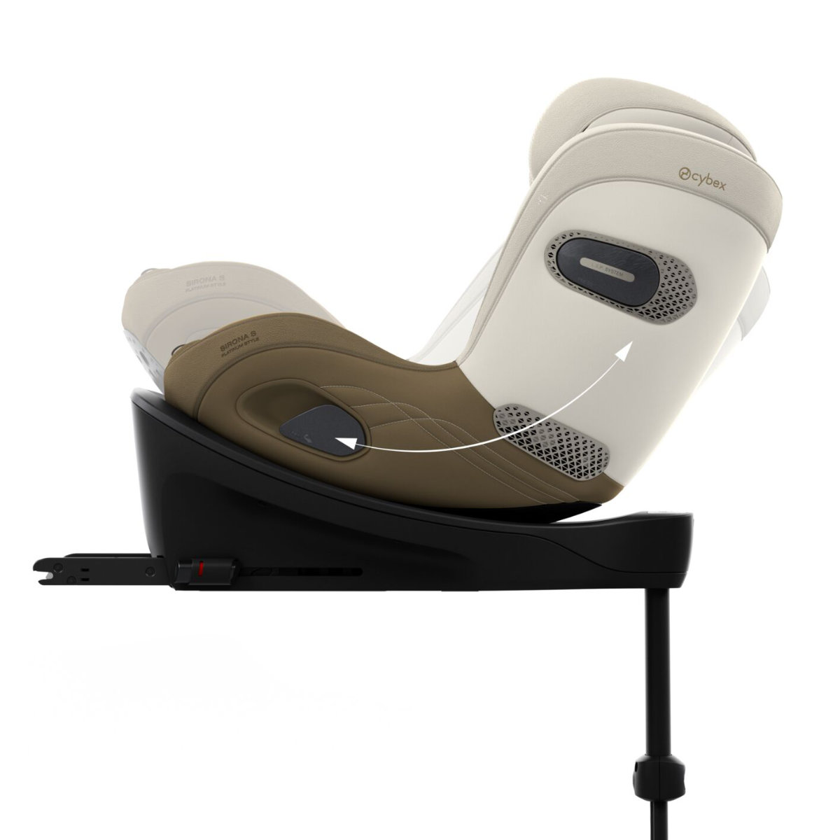 Cybex Sirona Si i-Size Car Seat (3 Months–4.5 Years) with integrated base