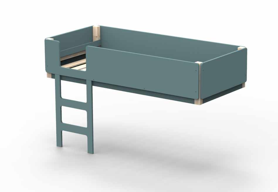Mathy by Bols Discovery Conversion Set from Canopy Bed to Bunk Bed